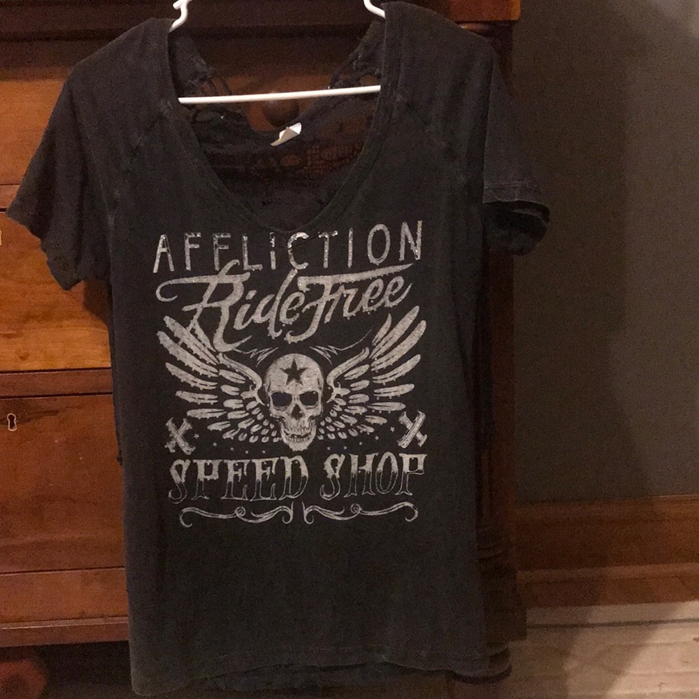 🔥affliction shirt sleeve shirt